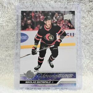 5/$20 Mint 2023/24 UD Nikolas Matinpalo Young Guns NHL Card 495!!